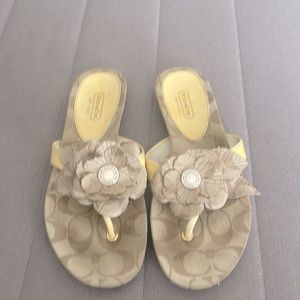 Coach Flip Flops